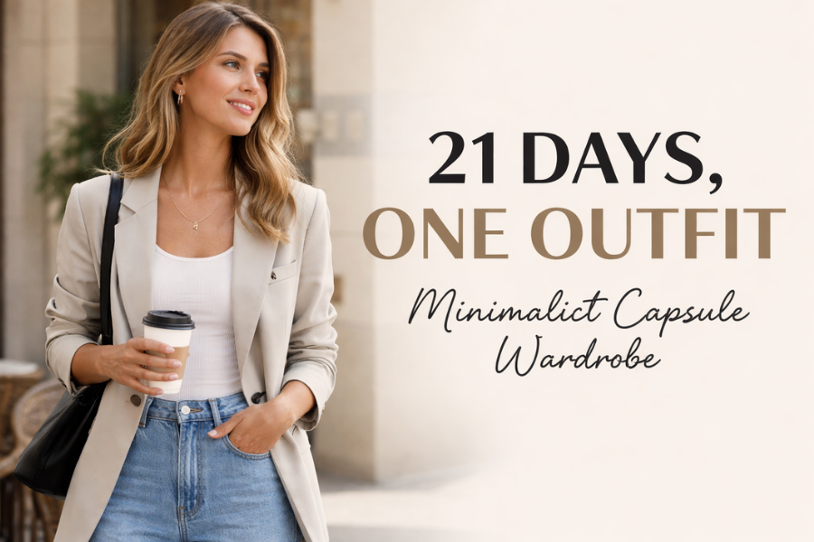 I Wore The Same Outfit for 21 Days // Minimalist Capsule...
