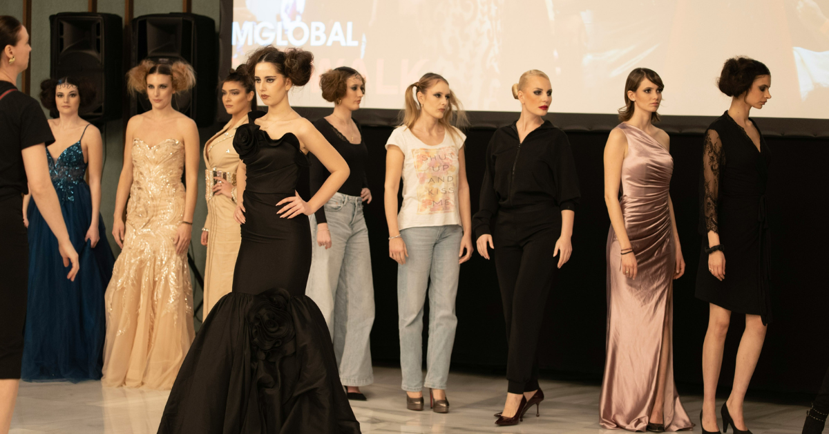 Models walking the runway at Fashion Week Milano 2026 Donna showcasing bold and elegant designer outfits