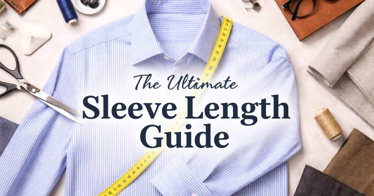 Step-by-step guide on how to measure shirt sleeve length for men and women.