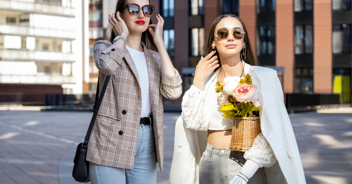 spring summer 2026 fashion color trends featuring pastel tones and bold vibrant outfits in modern street style